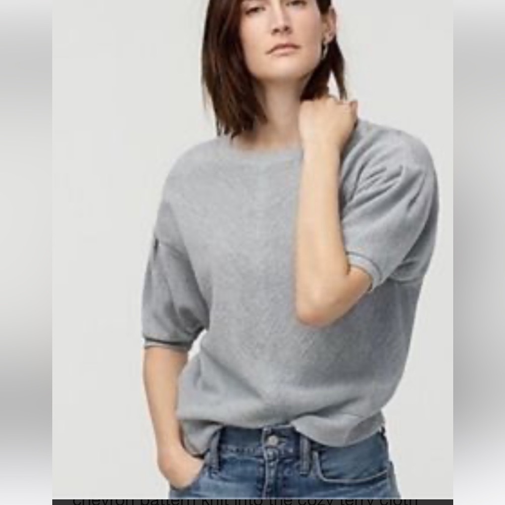 J.Crew puff sleeve t shirt